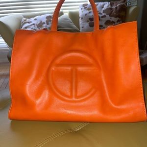 Telfar Medium Orange Bag